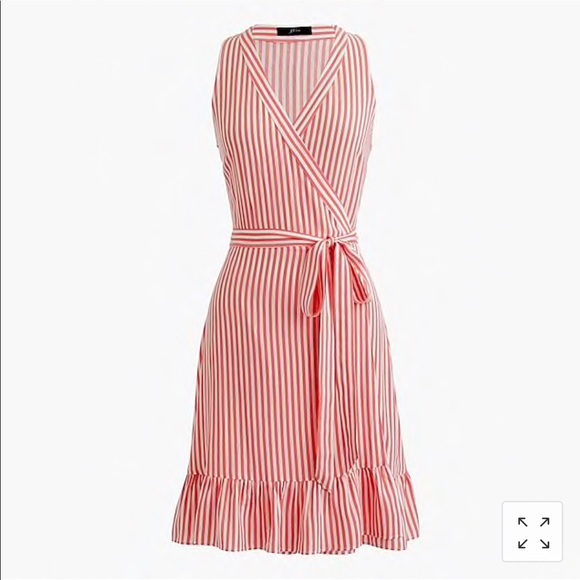 J. Crew Dresses & Skirts - JCrew Striped Beach Wrap Dress
